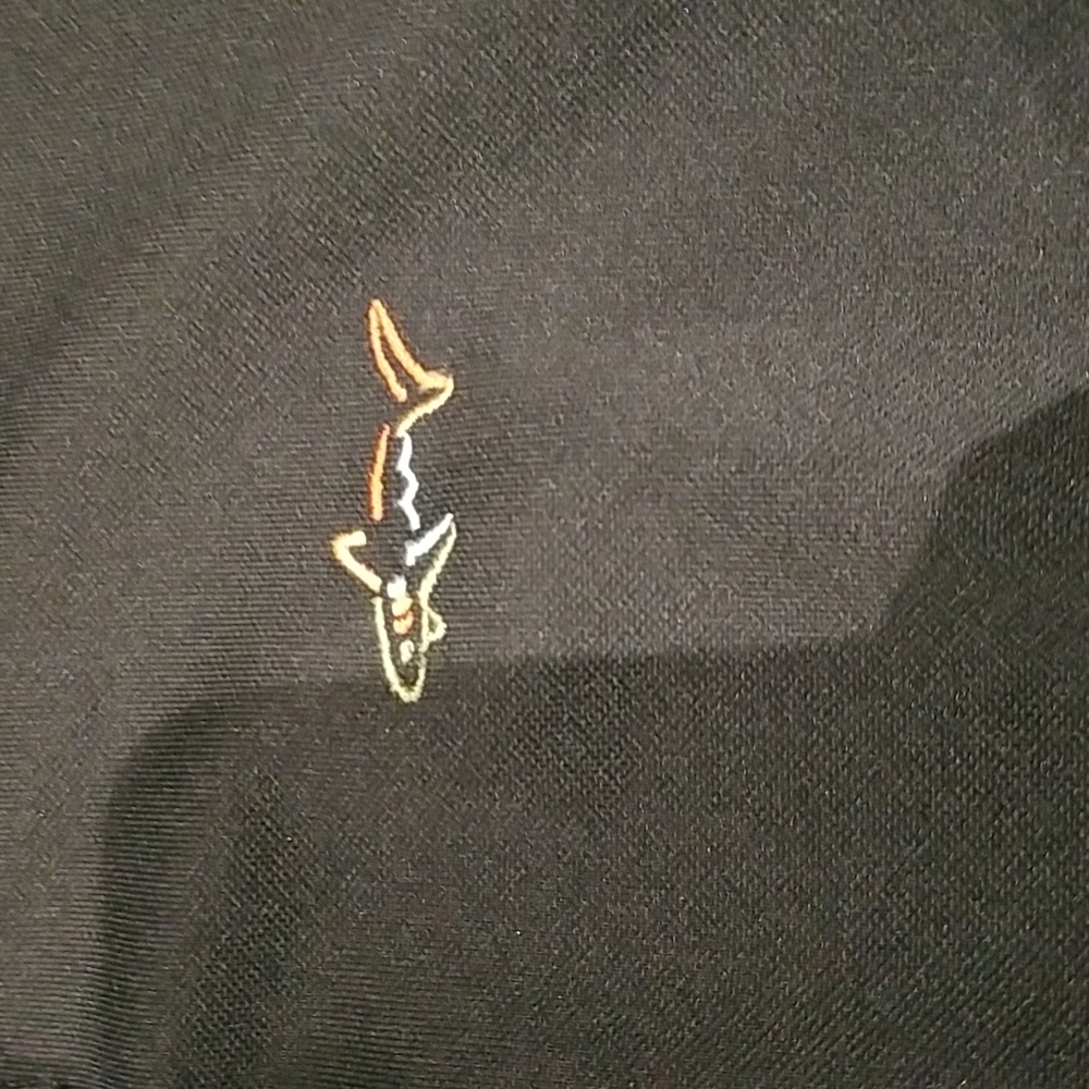 Greg Norman Black polo shirt short sleeves sz 3XL good condition - Picture 2 of 3